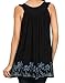 Sakkas Oasis Gauzy Crepe Sleeveless Blouse