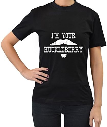 I'M Your Huckleberry T-Shirt For Adults Women's Girls Teens Color Black Size S by CaseSuper