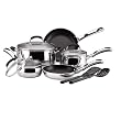 Farberware Bell-Shaped 10-pc. Cookware Set - Stainless Steel