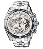 Casio - EF-550D-7AVEF - Édifice - Montre Homme - Quartz Analogique - Cadran Blanc - Bracelet en Acier Inoxydable