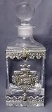 Crystal and Sterling Silver Wine Decanter