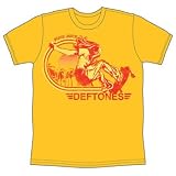 Deftones - Pure Juice Mens S/S T-Shirt In Yellow, Size: X-Large, Color: Yellow