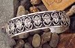 Egyptian Silver Scarab Bracelet