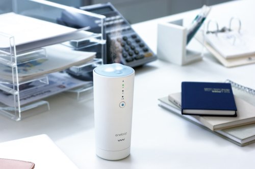 SANYO いつでも、どこでもきれいな空気を!  ポータブル 空間 清浄器 eneloop air fresher (マシュマロホワイト) CAF-VW10TG(W)
