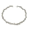 Sterling Silver DNA Necklace, 18"