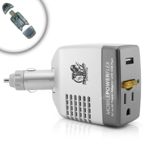 DC Car Power Adapter For Apple Macbook Pro, Air, iBook , and More! It is a Portable Wall outlet for Laptop Computers *Includes Accessory Bag