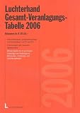 Produkt-Bild: Luchterhand Gesamt-Veranlagungs-Tabelle ab 1.1.2006