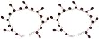 ShalinCraft Anklets Ankle Bracelet Silver Gemstone Antique Reproduction Indian Style 27 Grams 9.25 inches