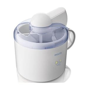 Sorbetière - Philips - HR2304/70 pour des yaourts succulents ! 2 Philips - HR2304/70 - Sorbetière - 1 L - 1 Vitesse - Blanc