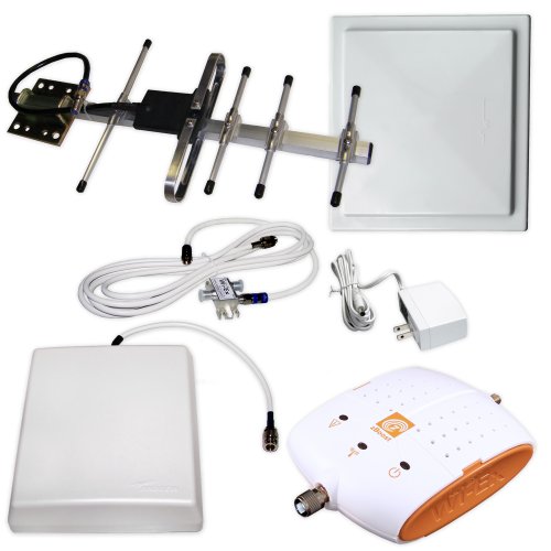 Wireless Extenders zBoost YX610 Dual Band PCS and Cellular 800/1900 MHz 60db Amplifier Repeater Signal Booster Kit