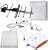 Wireless Extenders zBoost YX610 Dual Band PCS and Cellular 800/1900 MHz 60db Amplifier Repeater Signal Booster Kit