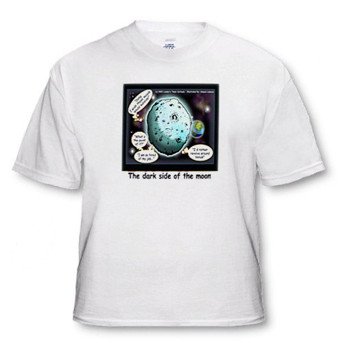 Dark Side Of The Moon With Apologies To Pink Floyd - White Infant Lap-Shoulder Tee (24M)