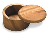 Ironwood Gourmet Acacia Wood Salt Cellar