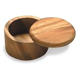 Ironwood Gourmet Acacia Wood Salt Cellar