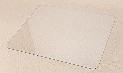 Vitrazza Glass Office Chair Mat for Wood Floors :: 45"x53" (Luminoso-Ultra Clear)