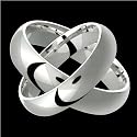 Itai - Exclusive 5mm Wide Platinum Wedding Bands - Custom Made for Him & Her