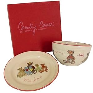 Mes Amis - My Friends - Boxed Dinner Set for Child, Plate and Bowl Included