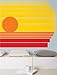 Brewster WPD90200 Wall Pops Totally Orange Dot, Set of 5 Stickers