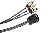Monster Video HDTV DB/3R 8 m. MVHD DB15 to 3 RCA Cable (MVHDDB/3R-8M)