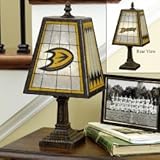 Mighty Ducks of Anaheim 14' Art Glass Table Lamp