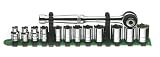 SK 91823 13 Piece 3/8-Inch Drive 6 Point 8-Millimeter to 19-Millimeter Palm Control Socket Set