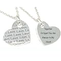 'Together Or Apart Ur Always In My Heart' 16" Necklace