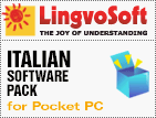 LingvoSoft Italian dictionaries software pack for Pocket PC