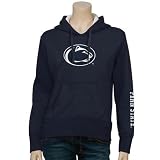 NCAA Penn State Nittany Lions Ladies Navy Blue Classic Twill Pullover Hoody Sweatshirt