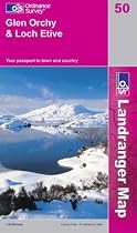 Glen Orchy and Loch Etive (Landranger Maps)