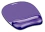 Purple Gel Crystal Transparent Mousepad and Wrist Rest