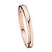 2mm Thin Rose Gold Plated Ring Tungsten Carbide Wedding Band