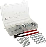 Oetiker 18500056 Service Kit (2-Ear Clamps, zinc plated with standard jaw pincers)