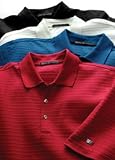 Big Mens Dri-FIT Textured Sport Shirt by Tiger Woods (Big & Tall and Regular Sizes)