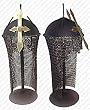 Medieval Christian Chain Mail Helmet
