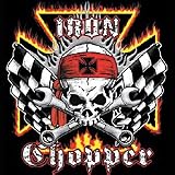 Iron Chopper-Skull Womens Scoop Neck T-Shirt