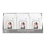 Prinz Sacred Moment Christening Album for 4-Inch by 6-Inch Photos, 40 Capacity