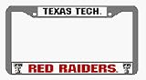 Texas Tech Red Raiders Chrome License Plate Frame - Set of 2