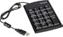 Targus PAUK10U Ultra Mini USB Keypad, Black