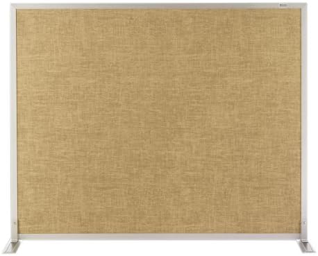 Marsh 48X72 Pacific Vinyl Tackable Space Divider, Aluminum Trim