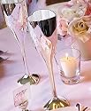 Silver Plated Heart Shaped Goblets - 2 goblets per package