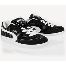 Duffs Gambler 2 Ladies Shoes - Black White by Duffs