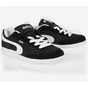 Duffs Gambler 2 Ladies Shoes - Black White by Duffs