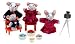 Furryville The Micebergs Family Portraid Small Soft Toys With Story Booklet