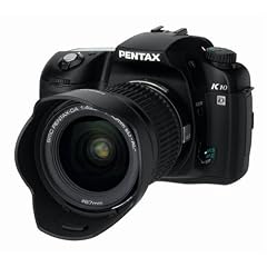 Pentax K10D SLR-Digitalkamera (10 Megapixel, 3D-Bildstabilisierung) schwarz inkl. DA 16-45mm Objektiv