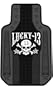 Lucky 13 Skull & Stars Floor Mats - Set of 2