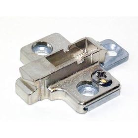 Click here to buy Blum B175H9 6mm Die Cast Screw On Frameless Clip Mounting Plates by Blum.