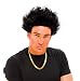 Spikey Shore Adult Male Black Costume Wig