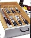 Lipper International 377 Beechwood Flatware Tray