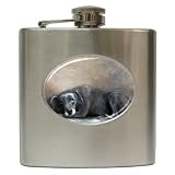Limited Edition Violano Hip Flask Retriever Dog