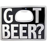 GOT BEER? BOTTLE OPENER Belt Buckle